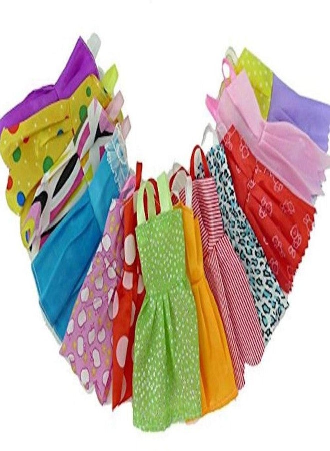 BHOOLU&GOOLU Doll Accessories - Beautiful Handmade 12 Pcs Party Clothes Fashion Dress for 12 inch Doll - Image 3
